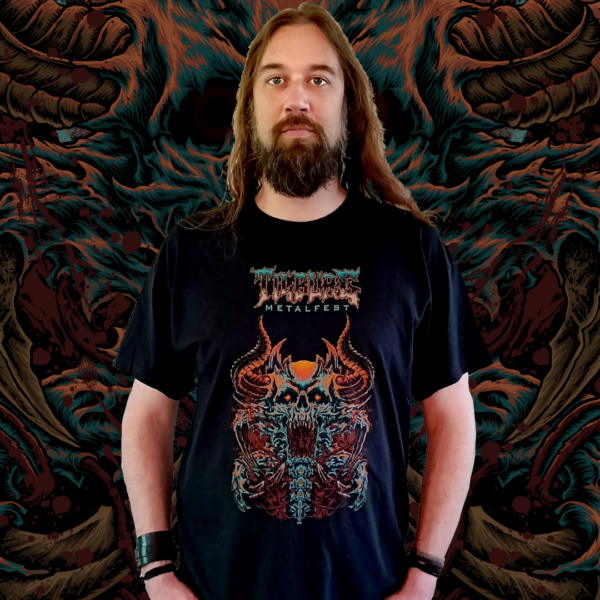 Tilburg metal fest merchandise tshirt front