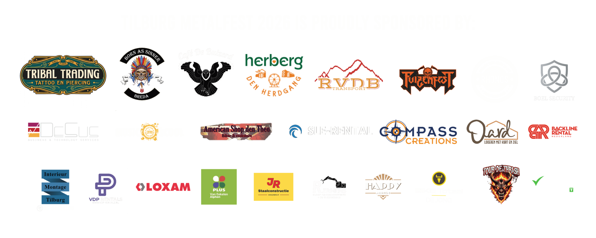 Tilburg Metal Fest 2026 Sponsors