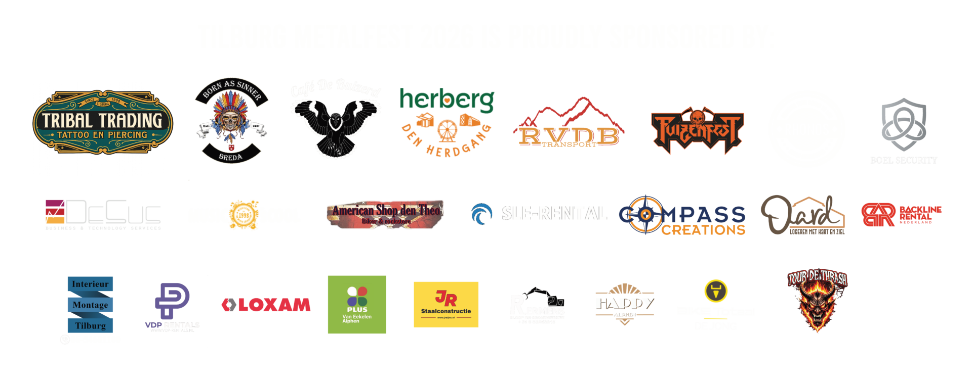 Tilburg Metal Fest 2026 Sponsors